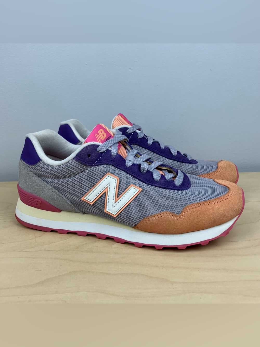 New Balance Women’s Size 7.5 B 515 Gray Multicolor Athletic Running Shoes